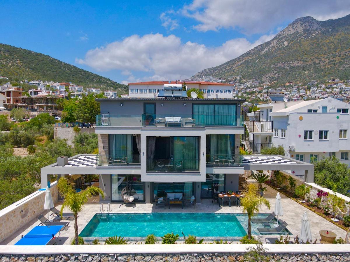 Villa Kazarman, Kalkan'In Kalbinde Denize, Merkeze المظهر الخارجي الصورة