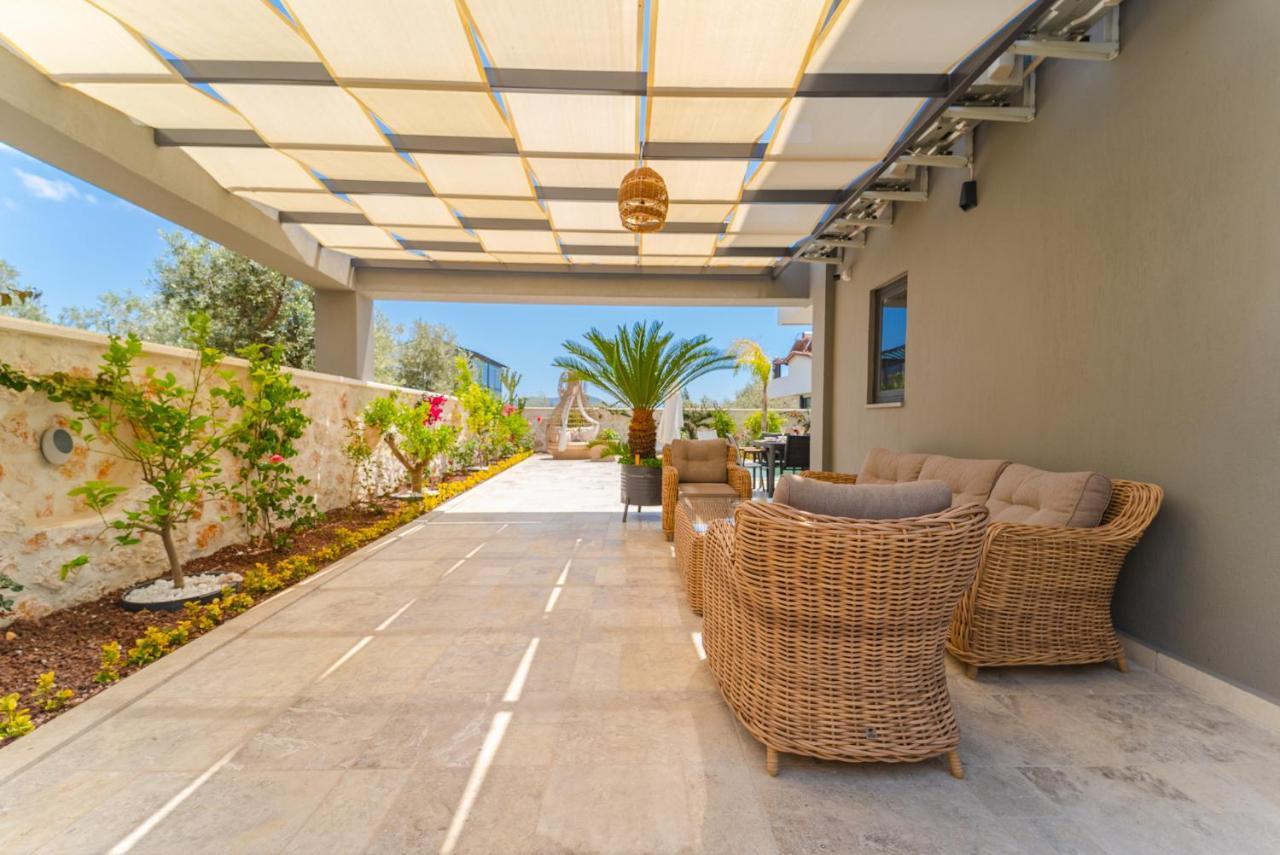 Villa Kazarman, Kalkan'In Kalbinde Denize, Merkeze المظهر الخارجي الصورة