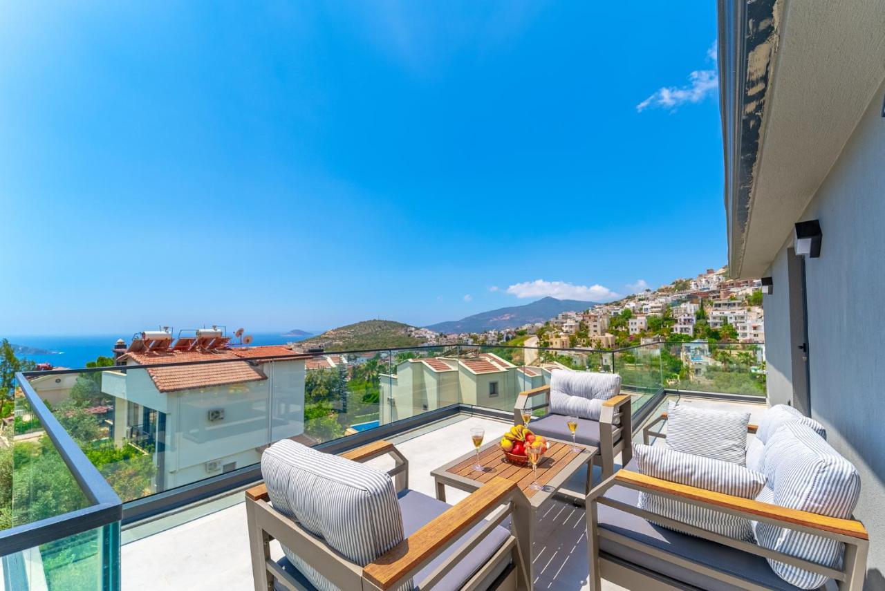 Villa Kazarman, Kalkan'In Kalbinde Denize, Merkeze المظهر الخارجي الصورة