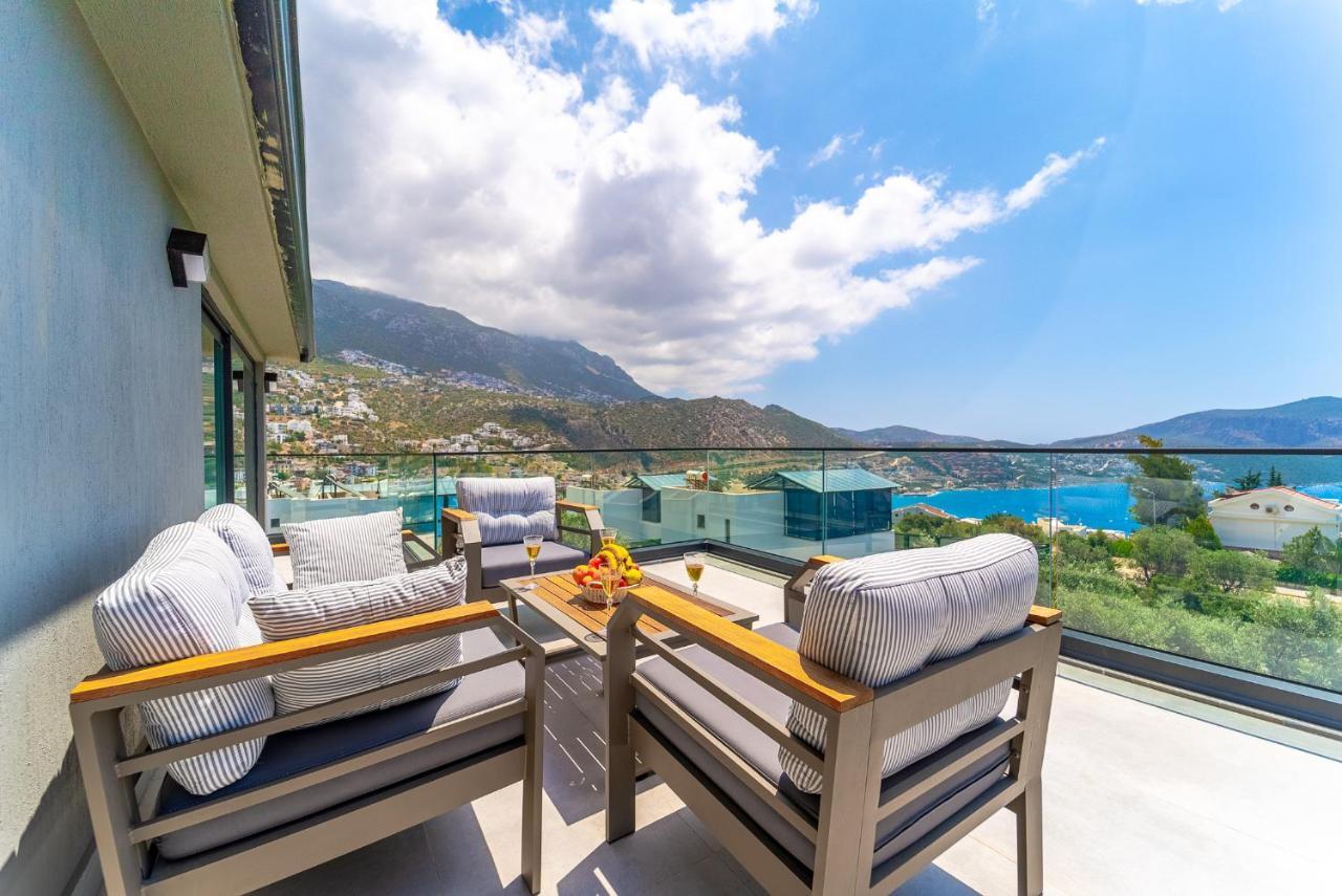 Villa Kazarman, Kalkan'In Kalbinde Denize, Merkeze المظهر الخارجي الصورة