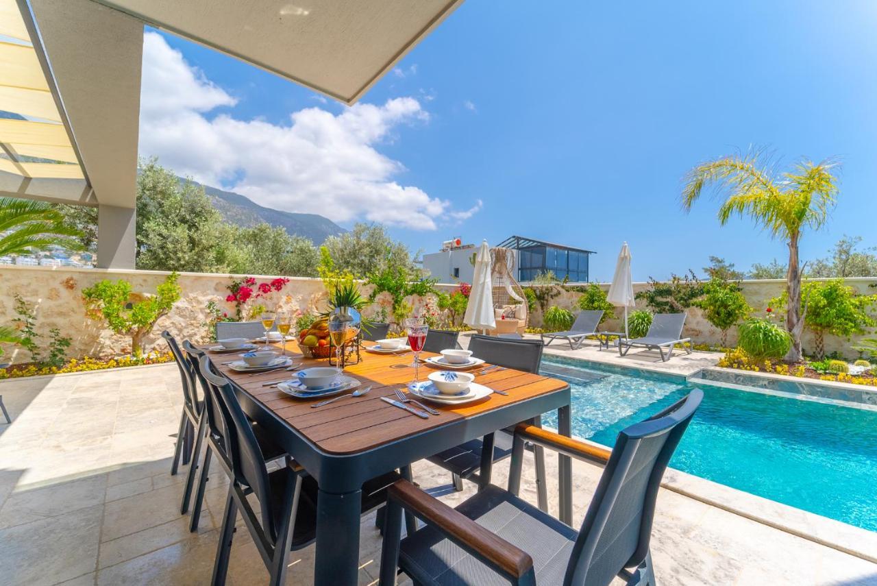 Villa Kazarman, Kalkan'In Kalbinde Denize, Merkeze المظهر الخارجي الصورة