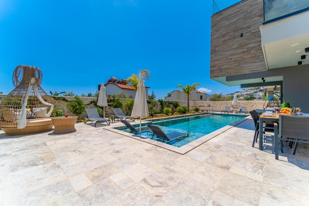 Villa Kazarman, Kalkan'In Kalbinde Denize, Merkeze المظهر الخارجي الصورة