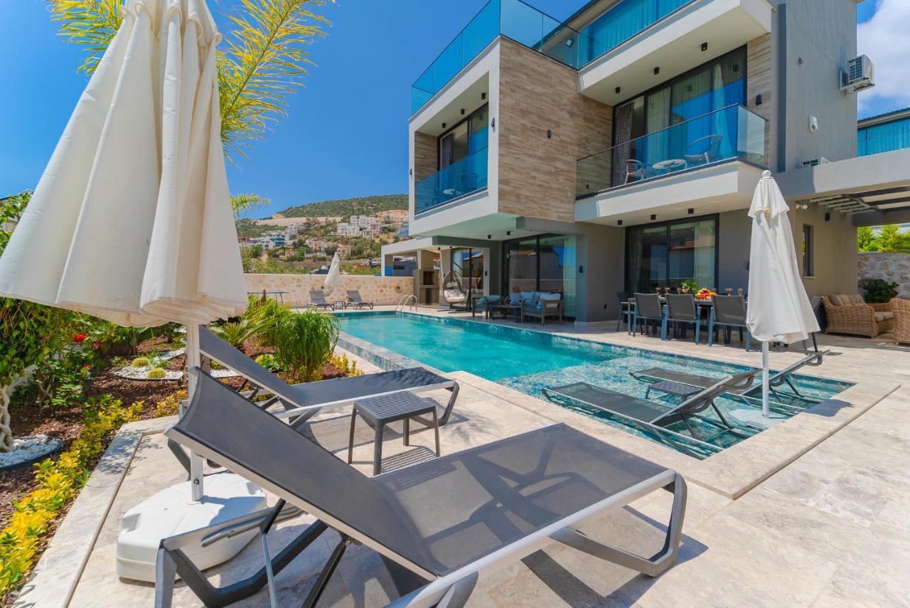 Villa Kazarman, Kalkan'In Kalbinde Denize, Merkeze المظهر الخارجي الصورة