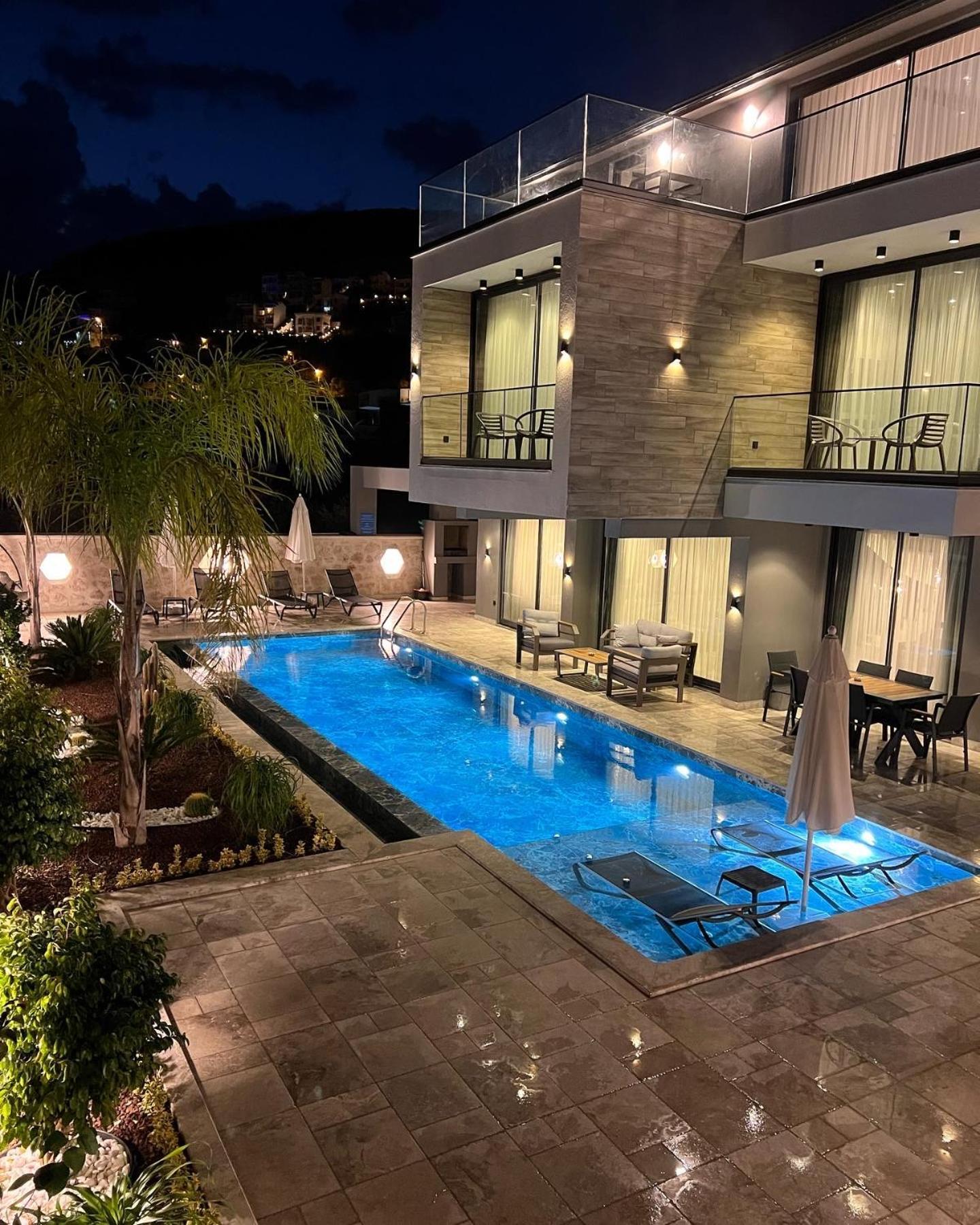 Villa Kazarman, Kalkan'In Kalbinde Denize, Merkeze المظهر الخارجي الصورة